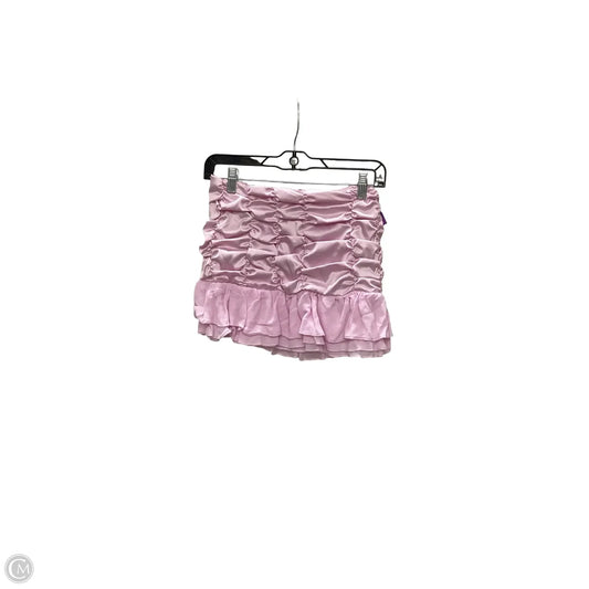 Skirt Mini & Short By Maeve In Pink, Size: S