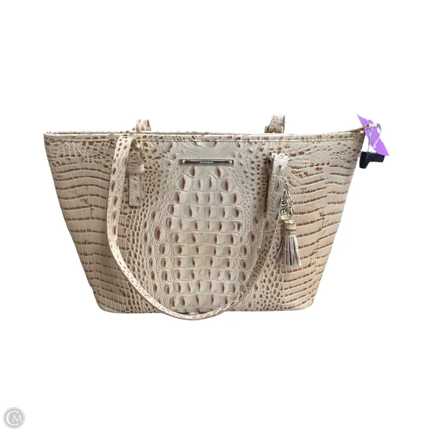 Handbag Designer By Brahmin, Size: Large