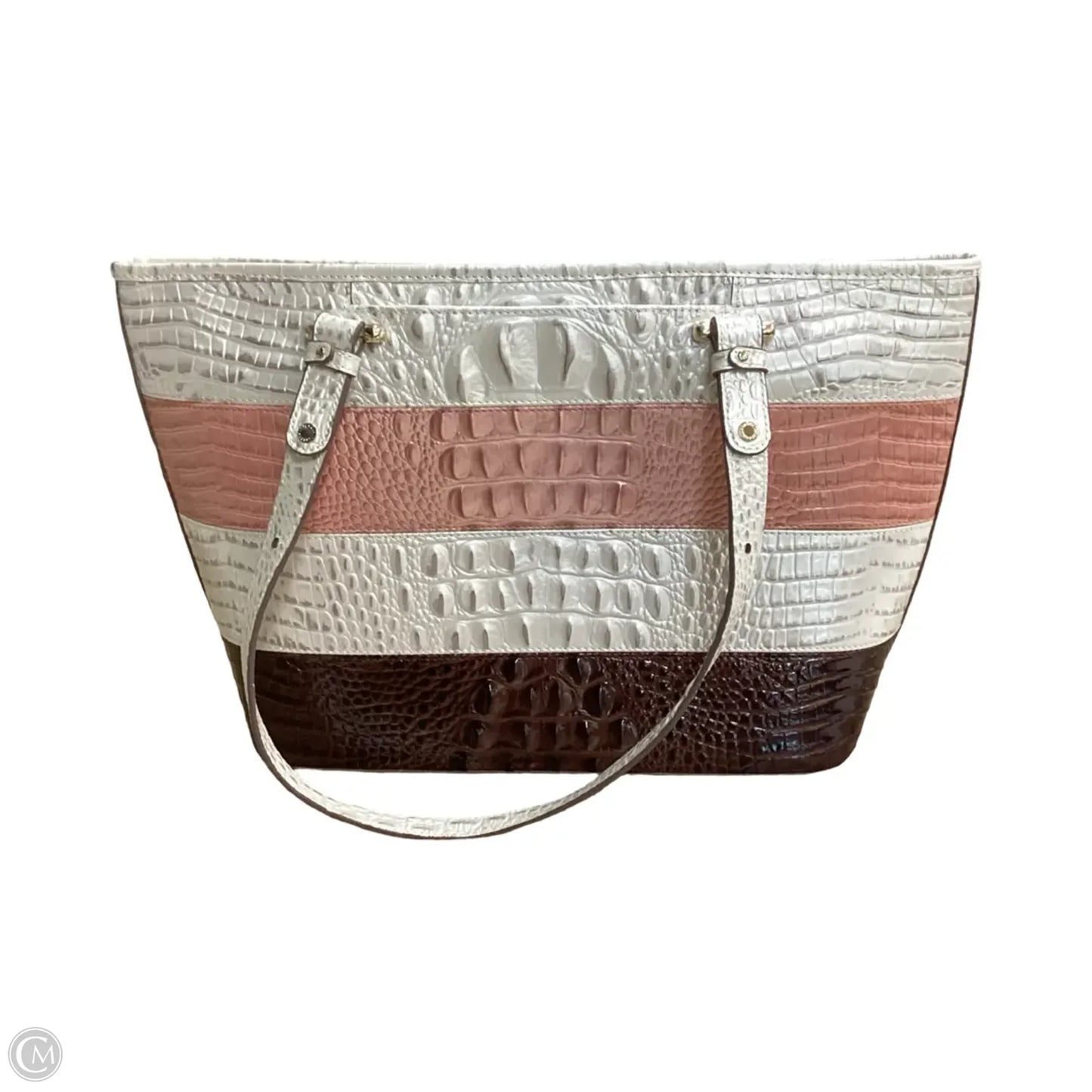 Handbag Designer By Brahmin, Size: Large