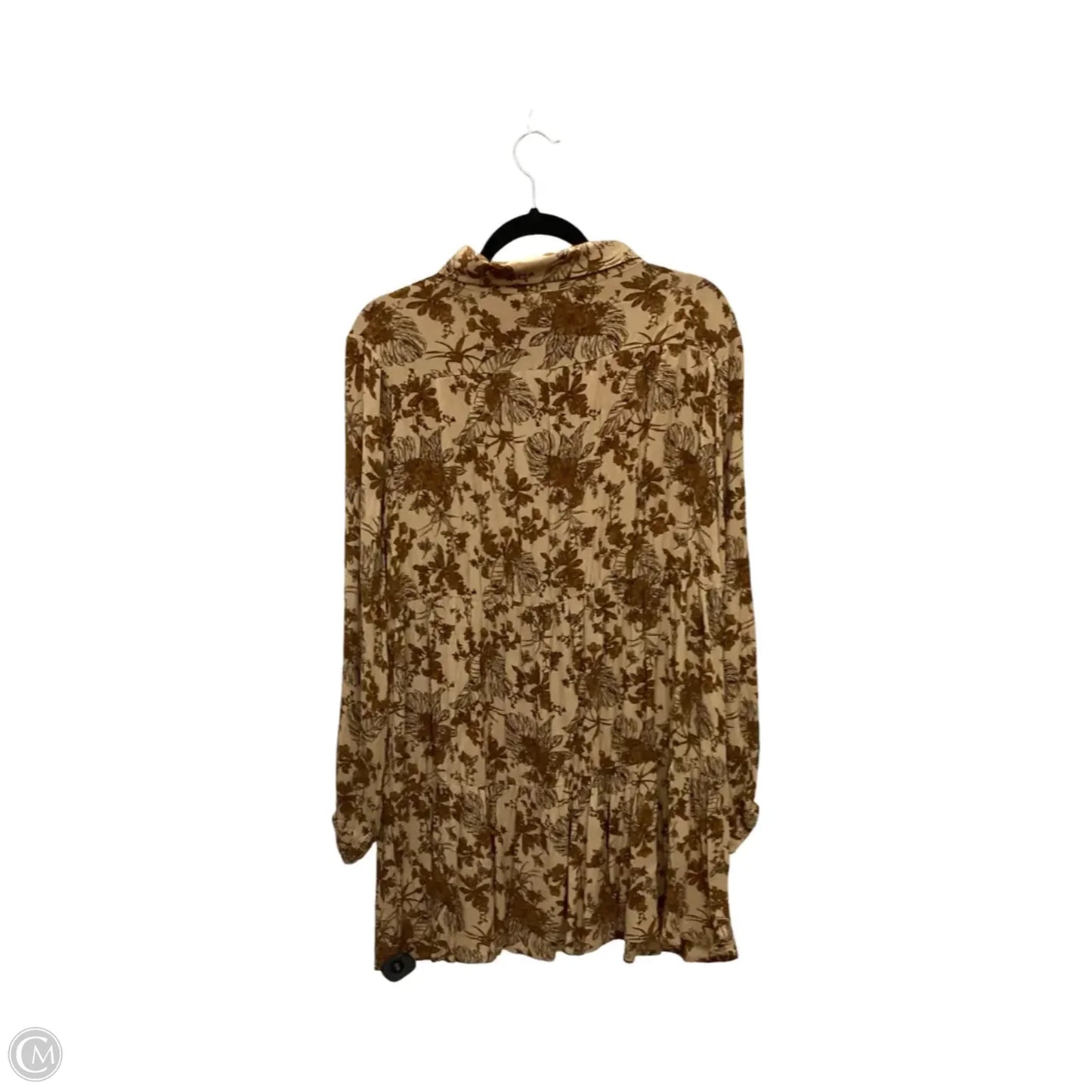 Dress Casual Short By Pink Lily In Brown, Size: Xs