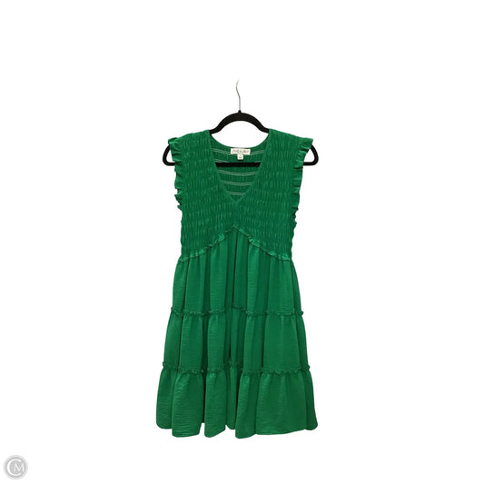 Dress Casual Short By She + Sky In Green, Size: S