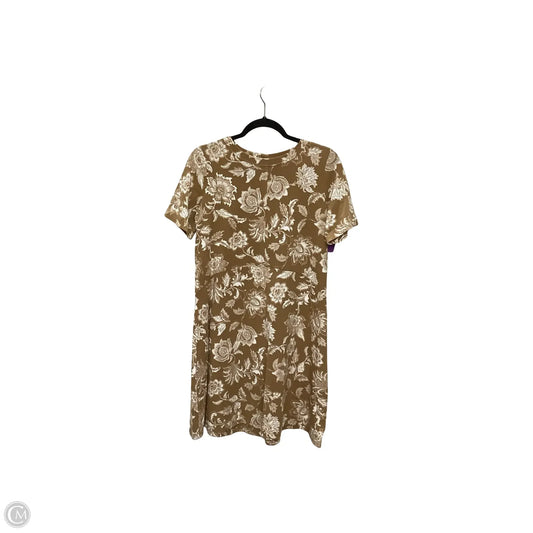Dress Casual Midi By Loft In Brown, Size: S
