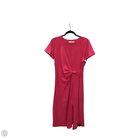 Dress Casual Midi By Loft In Pink, Size: Sp