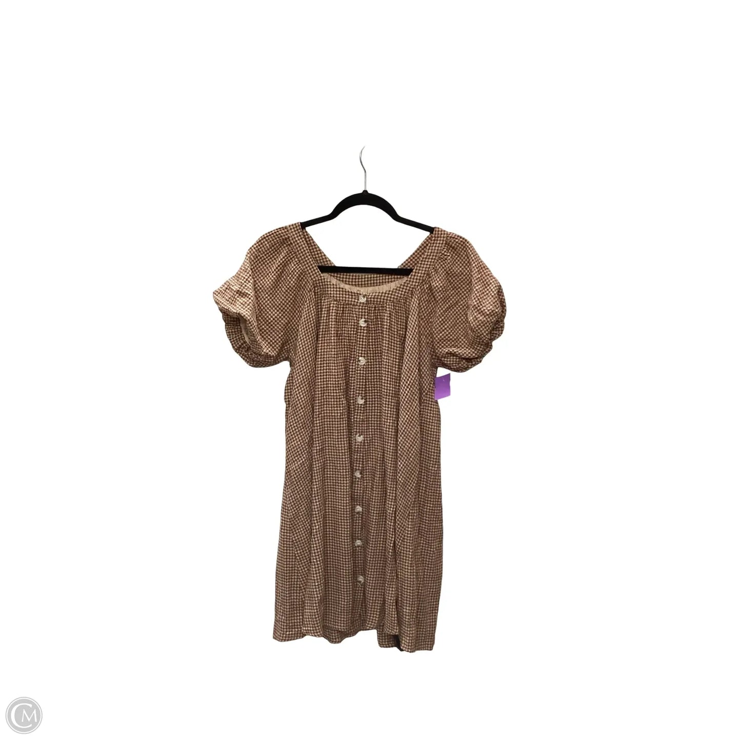 Dress Casual Short By brass & ro In Brown, Size: S