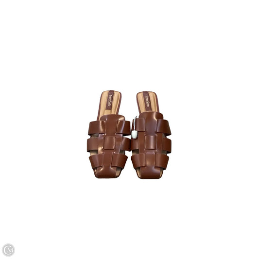 Sandals Flats By Franco Sarto In Brown, Size: 9