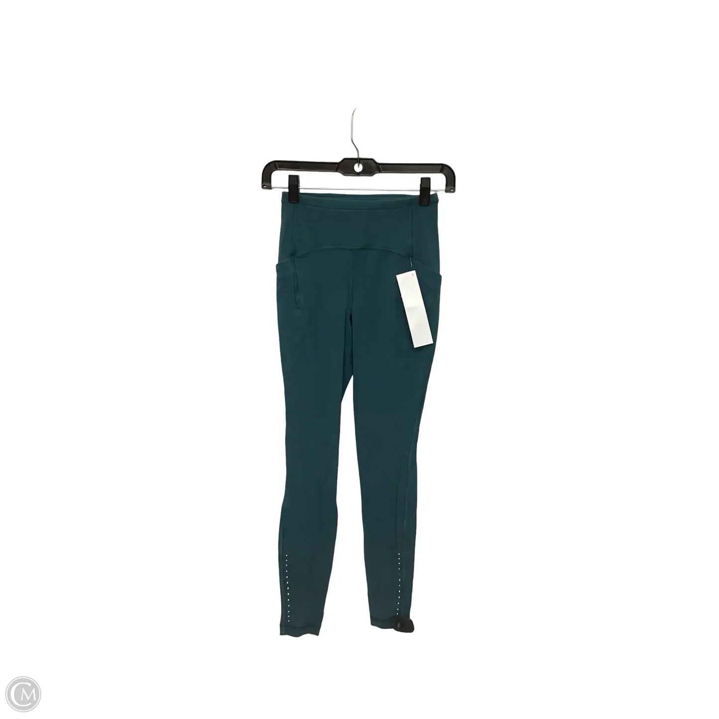 Athletic Leggings By Lululemon In Green, Size: 2