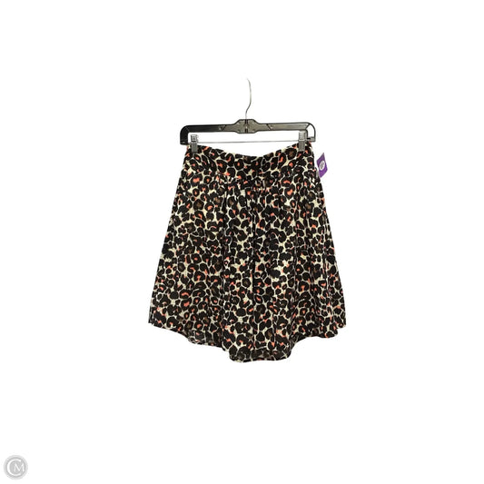 Skirt Mini & Short By Who What Wear In Animal Print, Size: S