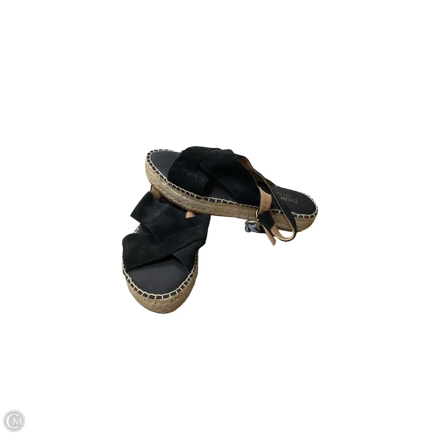 Sandals Flats By Cmc In Black, Size: 9.5