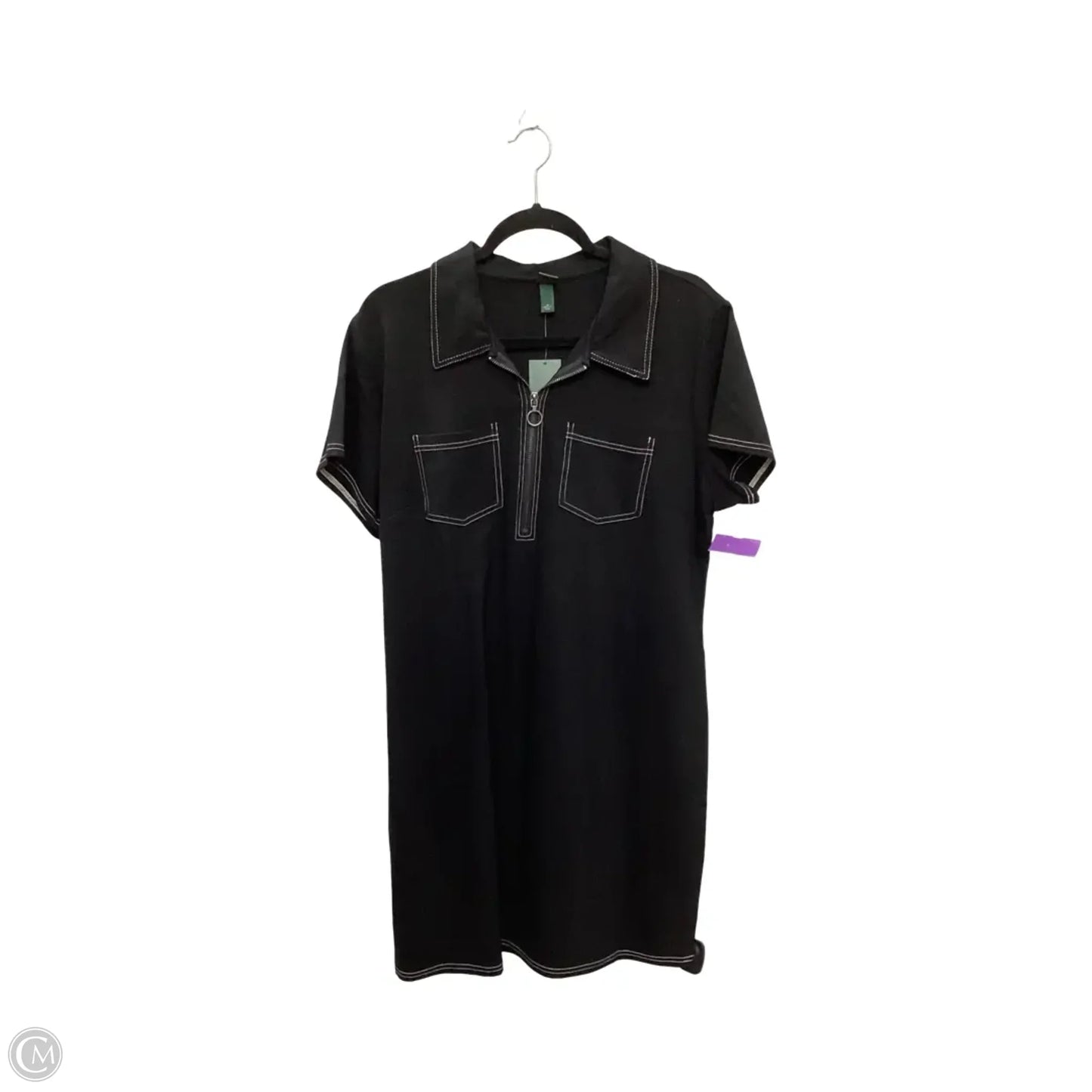 Dress Casual Midi By Wild Fable In Black, Size: 1x