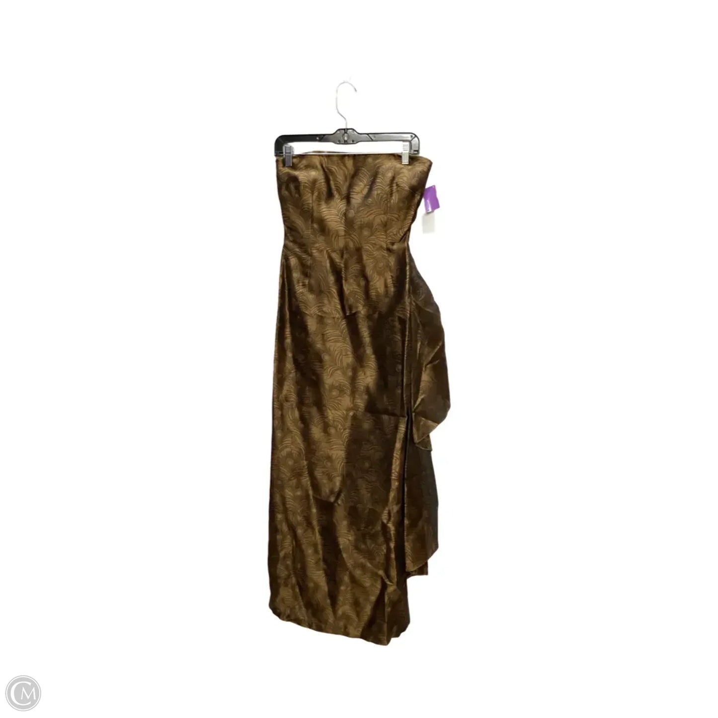 Designer Dress Party Long By Kay Unger In Brown, Size: 6