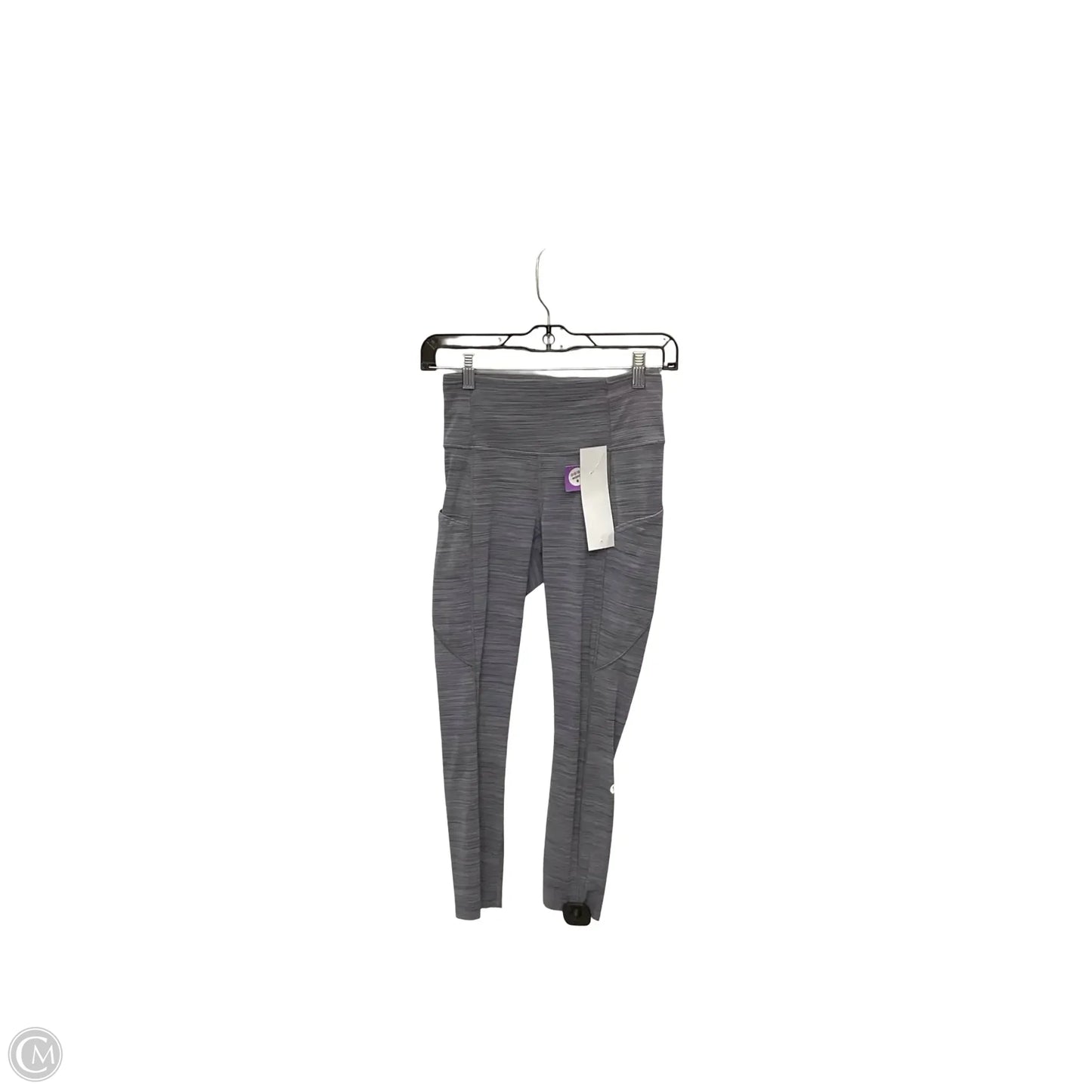 Athletic Leggings By Lululemon In Grey, Size: 4