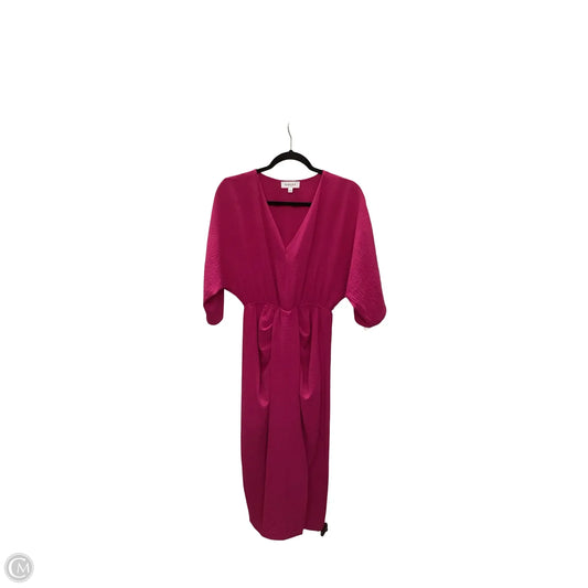 Dress Casual Midi By Gilli In Purple, Size: S