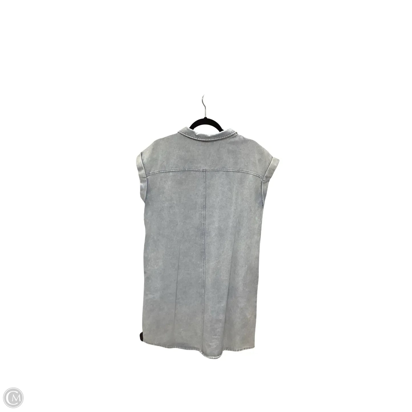 Dress Casual Short By She + Sky In Blue Denim, Size: L