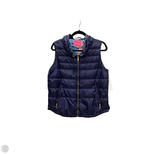 Vest Designer By Lilly Pulitzer In Navy, Size: L