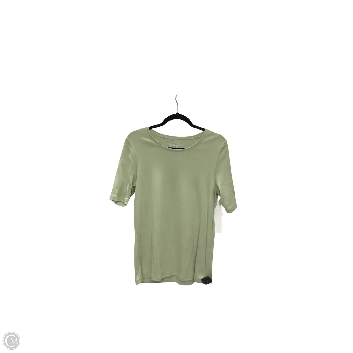 Top Short Sleeve Basic By Chicos In Green, Size: 2