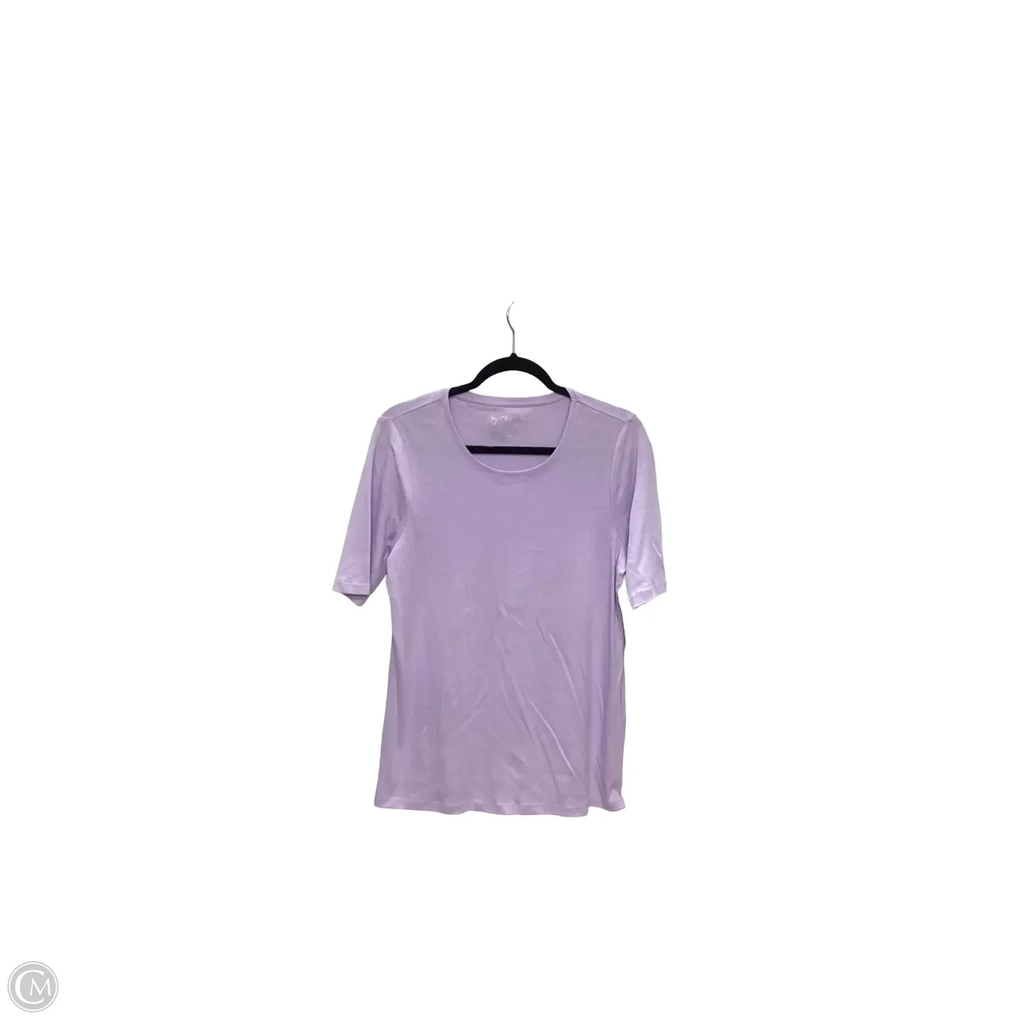 Top Short Sleeve Basic By Chicos In Purple, Size: 2
