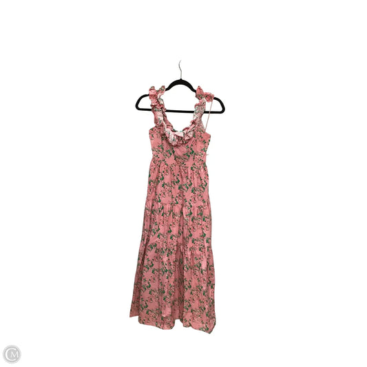 Dress Casual Midi By Peach Love Cream California In Pink, Size: S