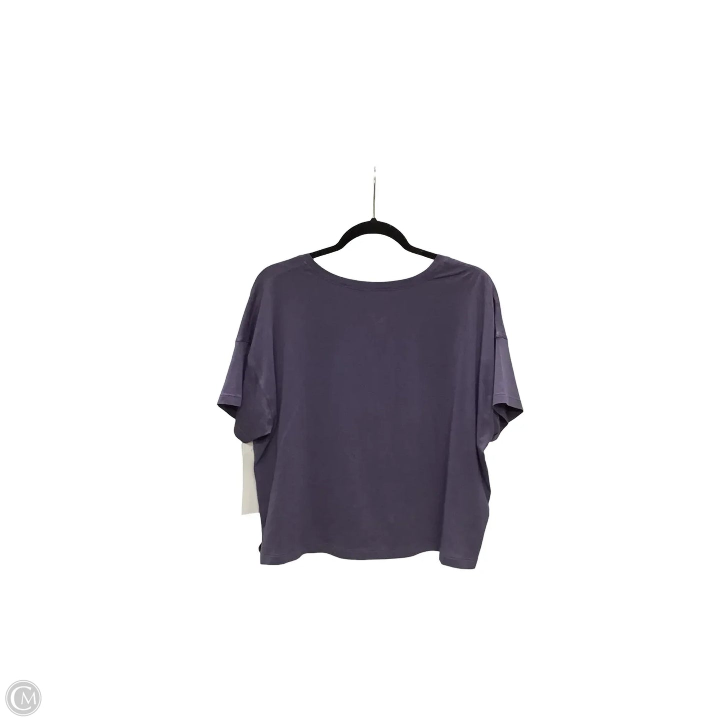 Athletic Top Short Sleeve By Lululemon In Purple, Size: 10