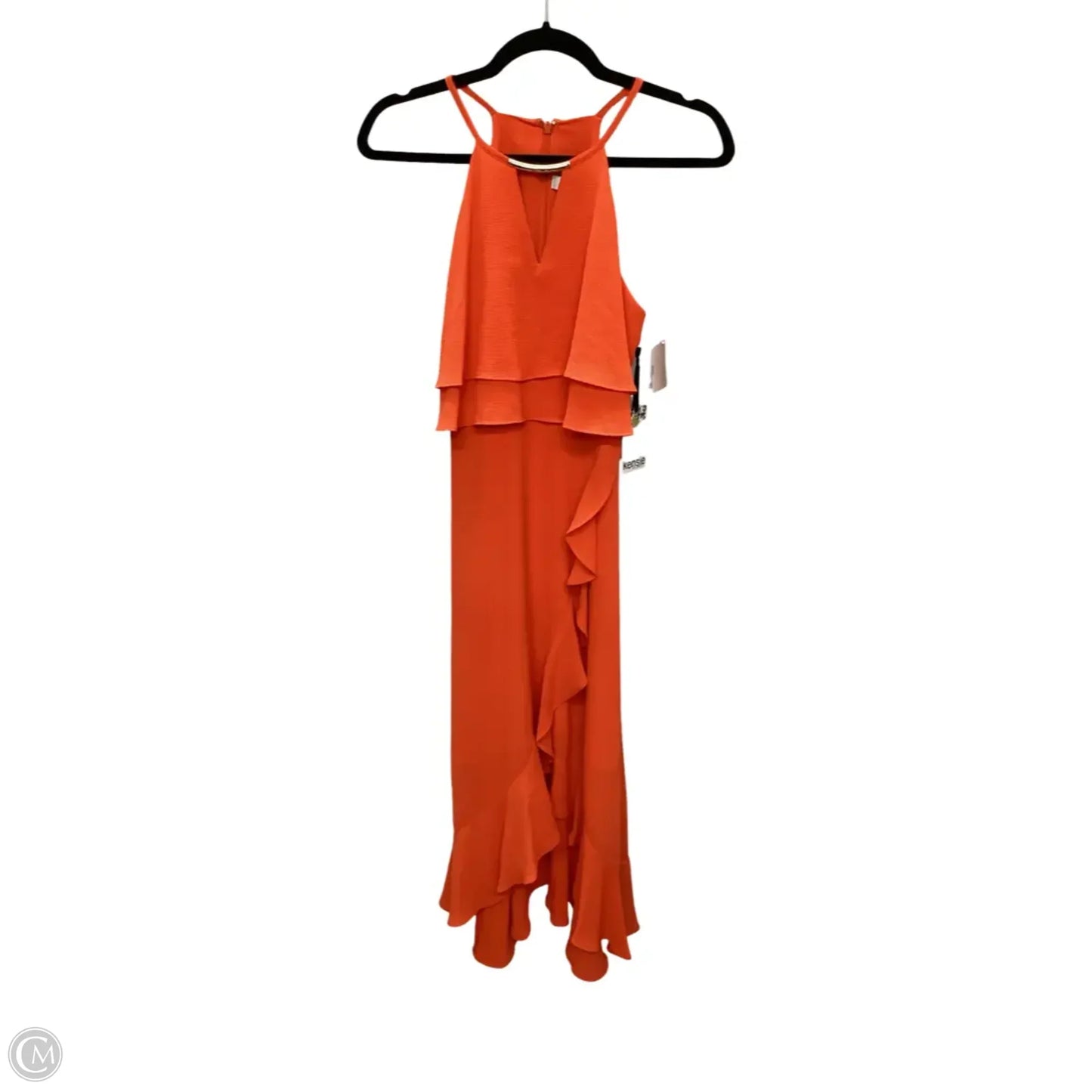 Dress Casual Midi By Kensie In Orange, Size: 2