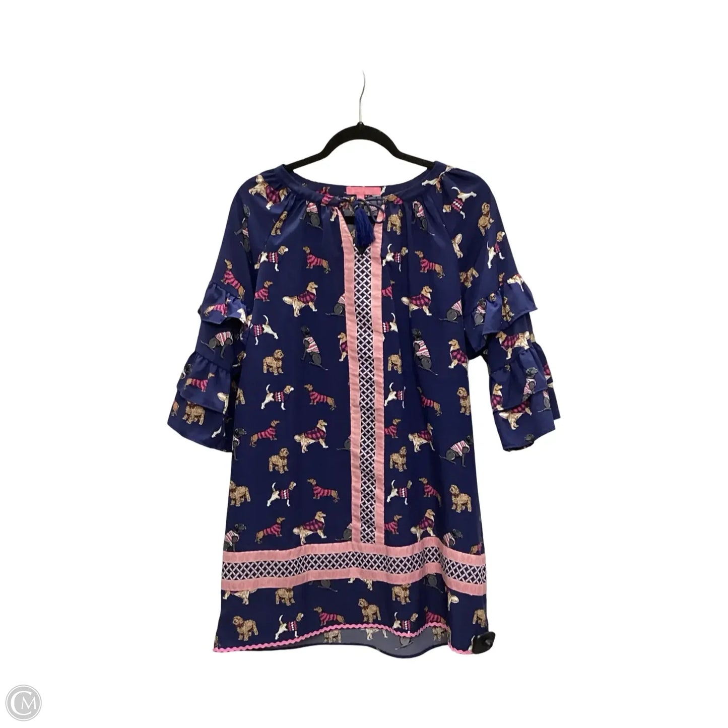 Dress Casual Short By Simply Southern In Blue, Size: S