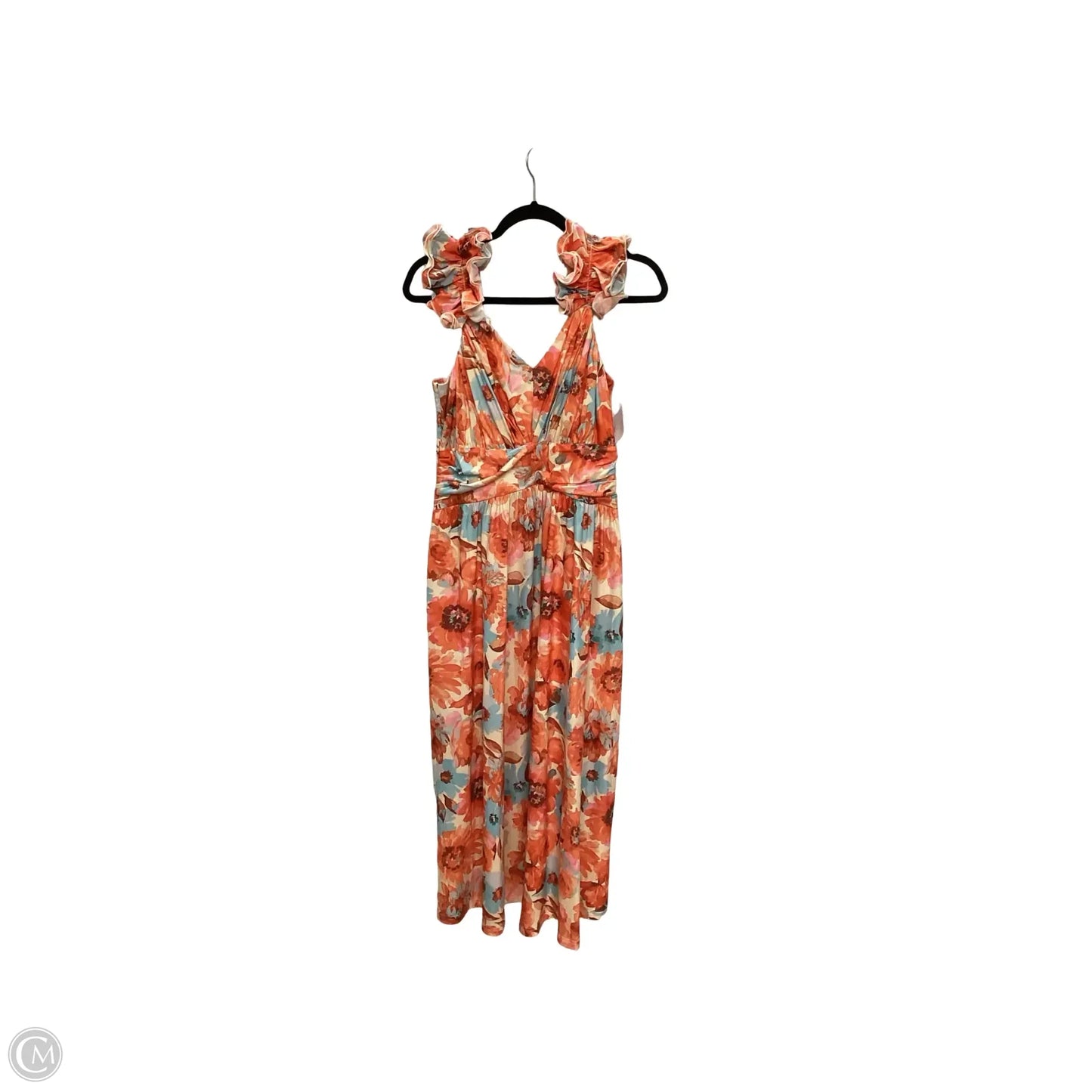 Dress Casual Midi By Grace Karin In Orange, Size: M