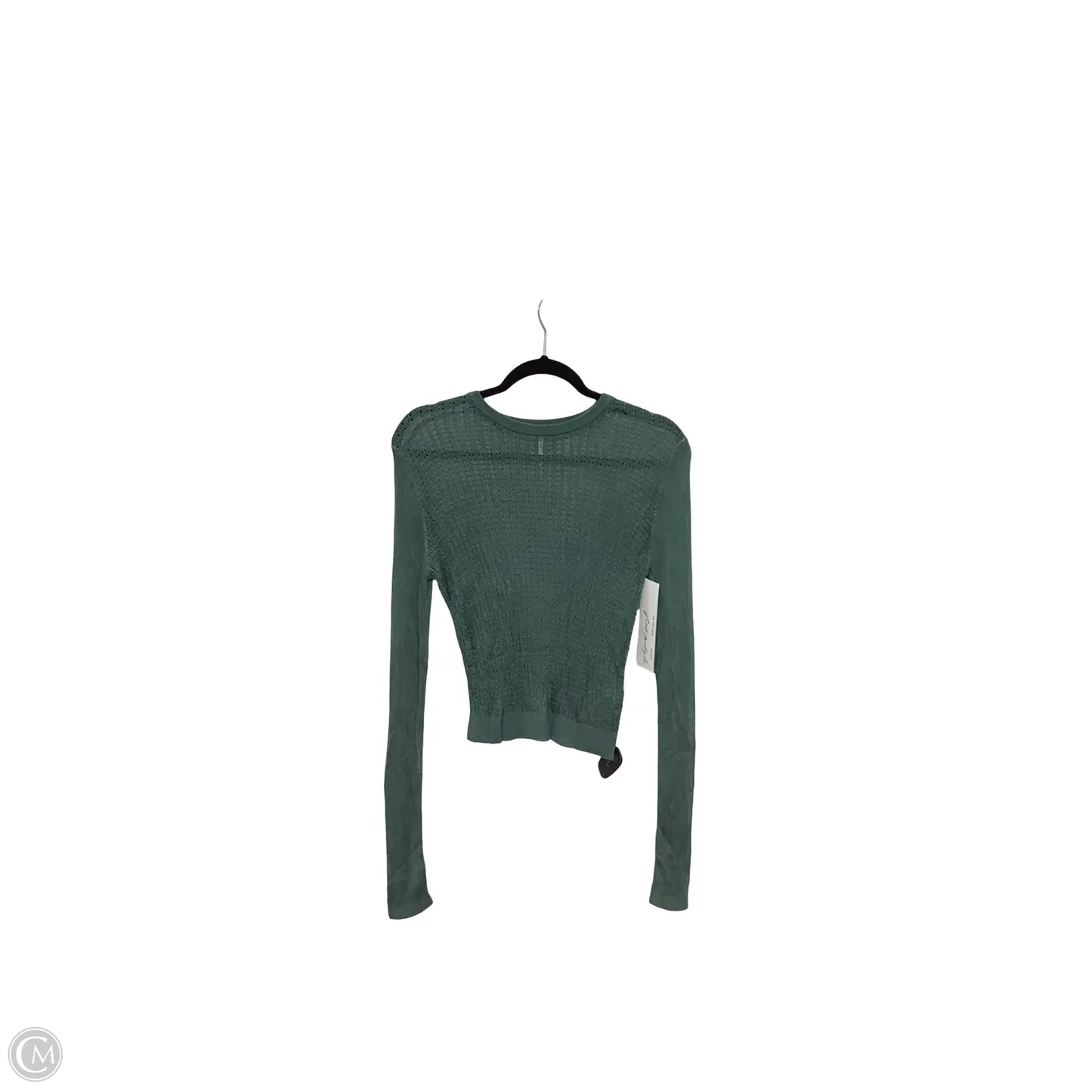Blouse Long Sleeve By Free People In Green, Size: S