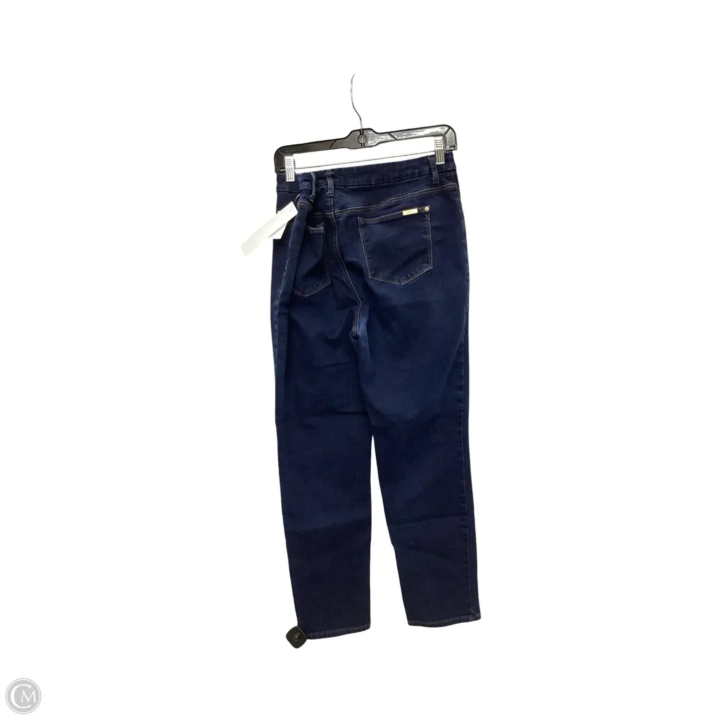 Jeans Straight By Chicos In Blue Denim, Size: M
