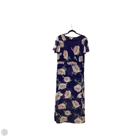 Dress Casual Maxi By G Collection In Floral Print, Size: 2x