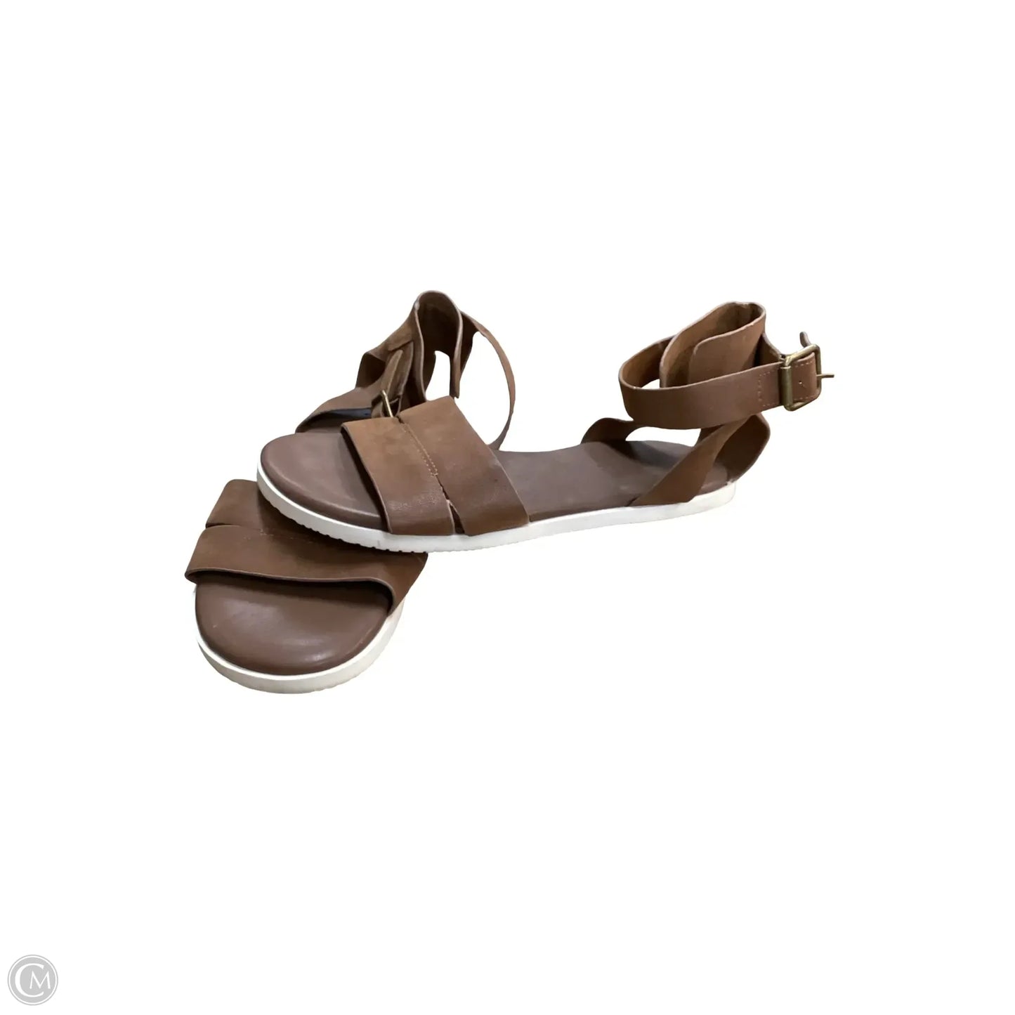 Sandals Flats By Torrid In Brown, Size: 7.5