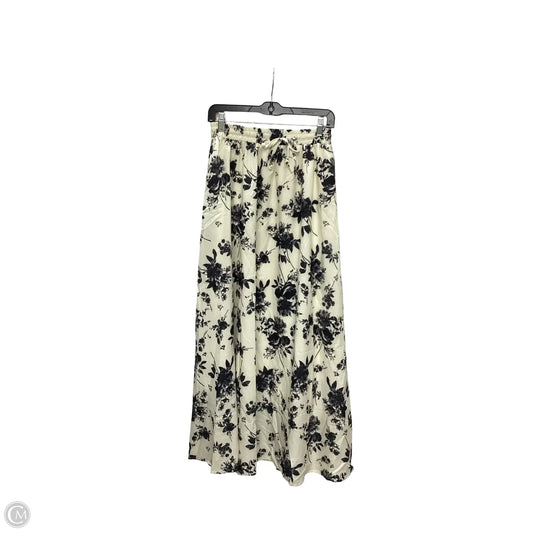 Skirt Midi By Clothes Mentor In Floral Print, Size: L