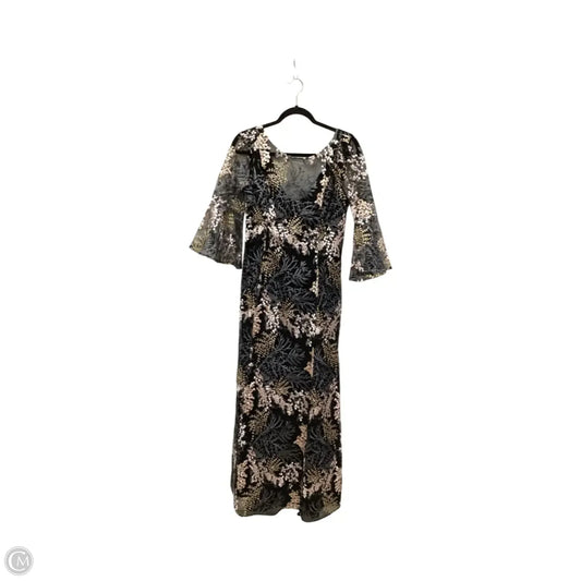Dress Party Long By Badgley Mischka In Black, Size: 8