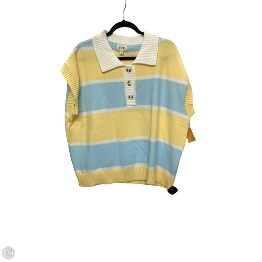 Sweater Short Sleeve By Bibi In Multi-colored, Size: Xl