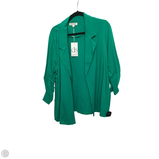 Blazer By Dear Scarlett In Green, Size: 2x