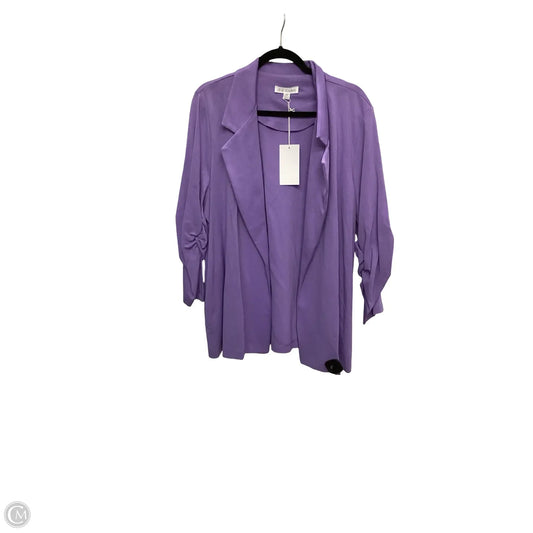 Blazer By Dear Scarlett In Purple, Size: 2x