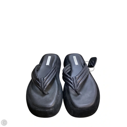 Sandals Heels Platform By Gianni Bini In Black, Size: 7.5