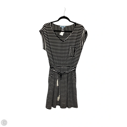 Dress Casual Midi By She + Sky In Striped Pattern, Size: L