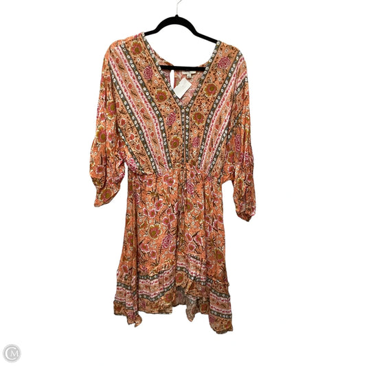 Dress Casual Short By Umgee In Floral Print, Size: L