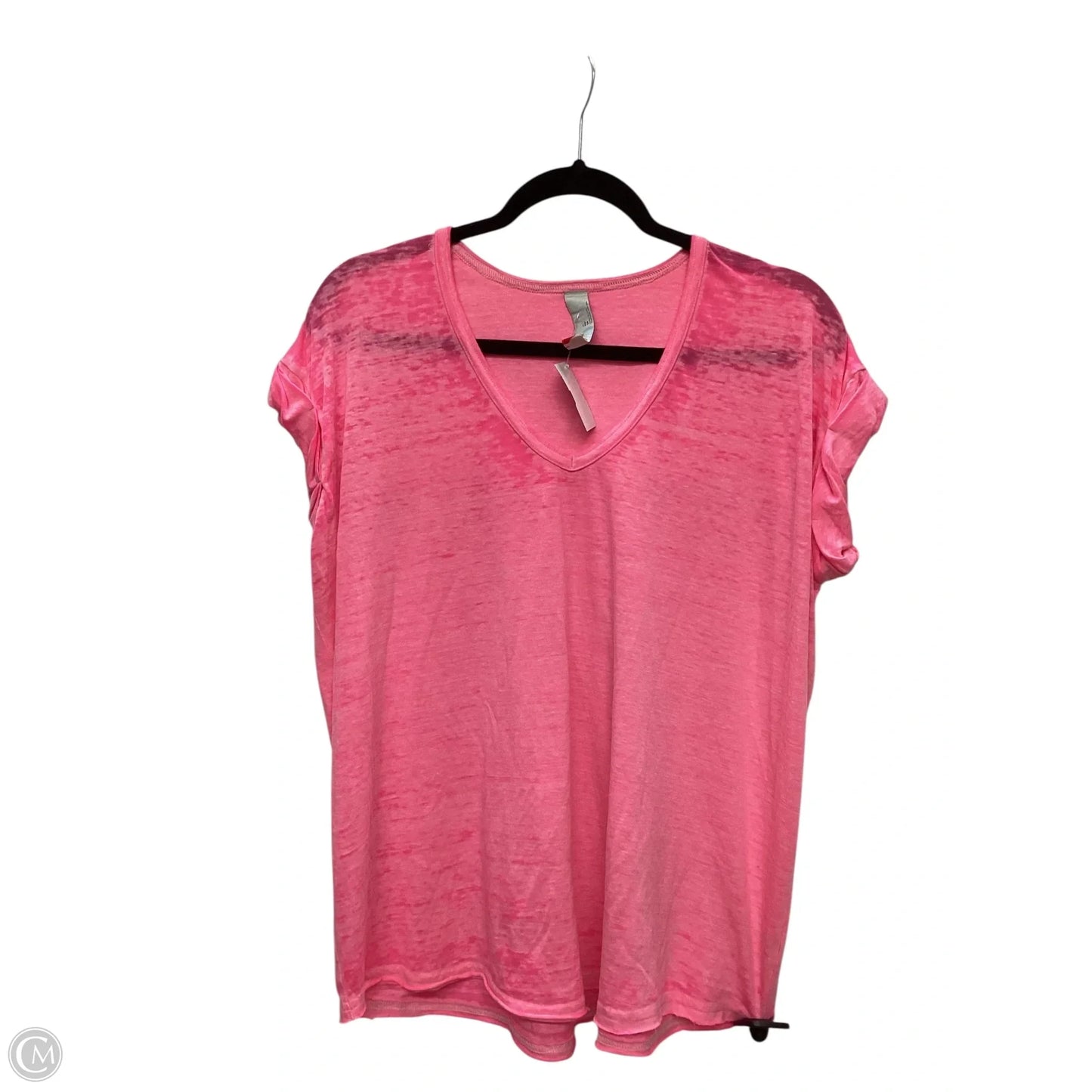 Top Short Sleeve Basic By Free People In Pink, Size: Xs