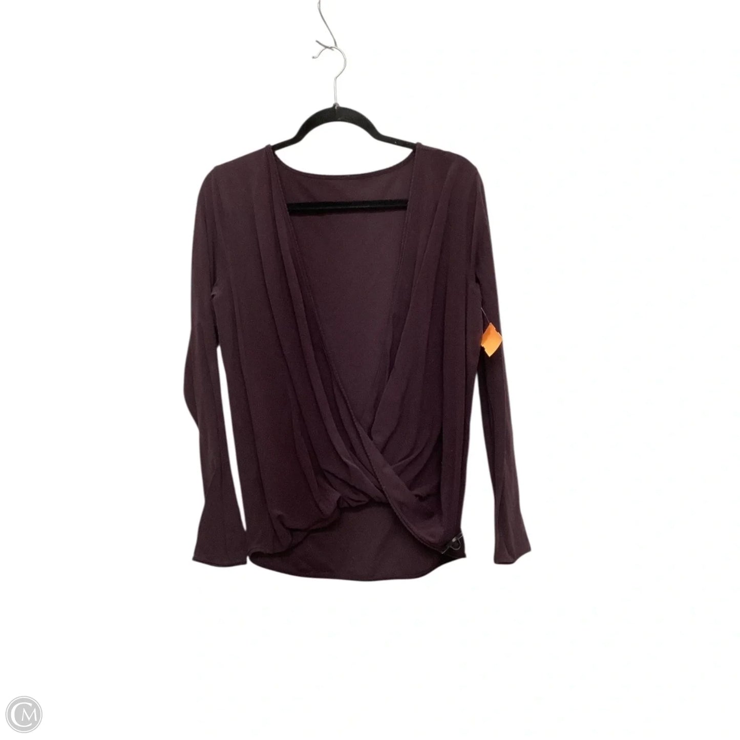 Athletic Top Short Sleeve By Lululemon In Grey, Size: 6
