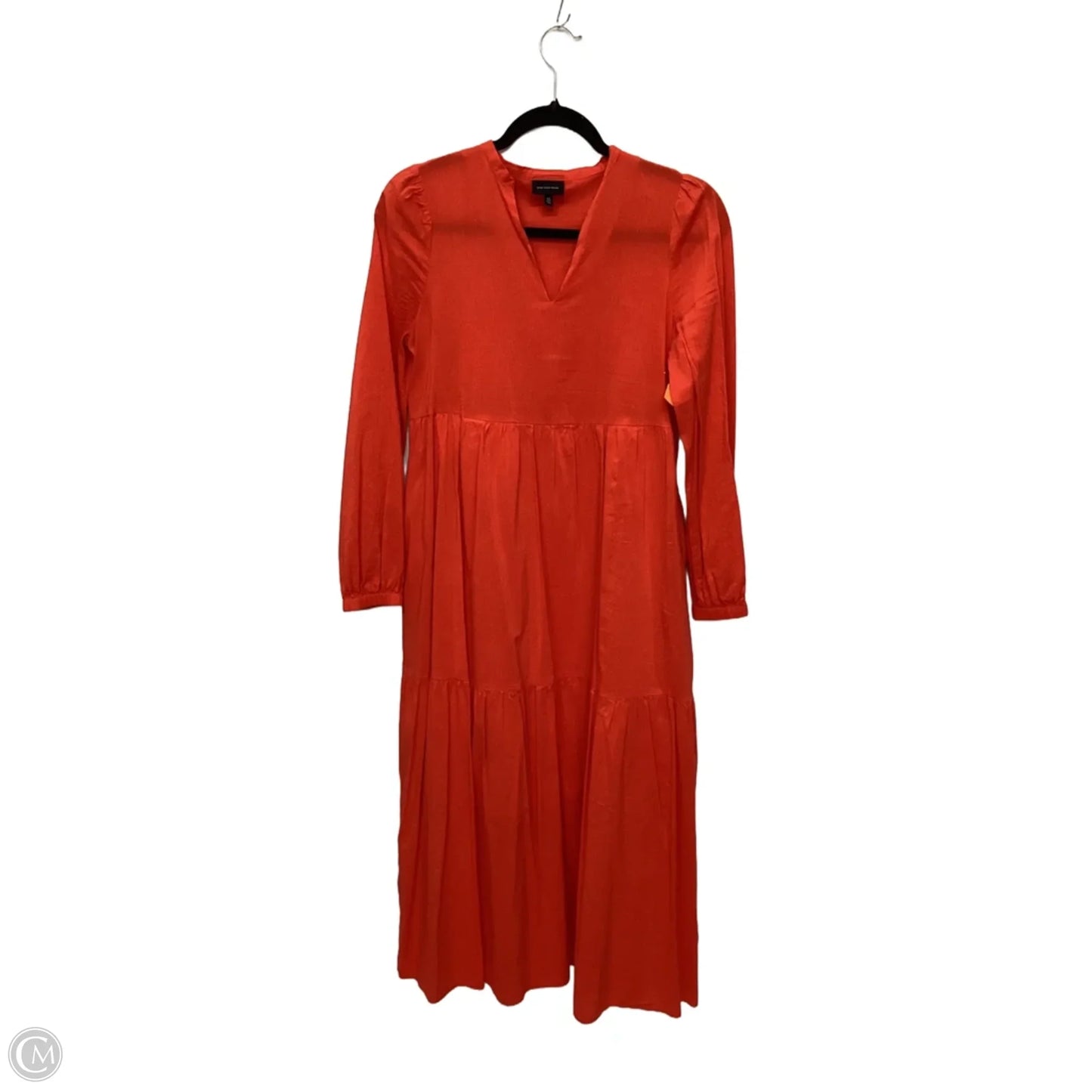 Dress Casual Maxi By Who What Wear In Red, Size: Xs