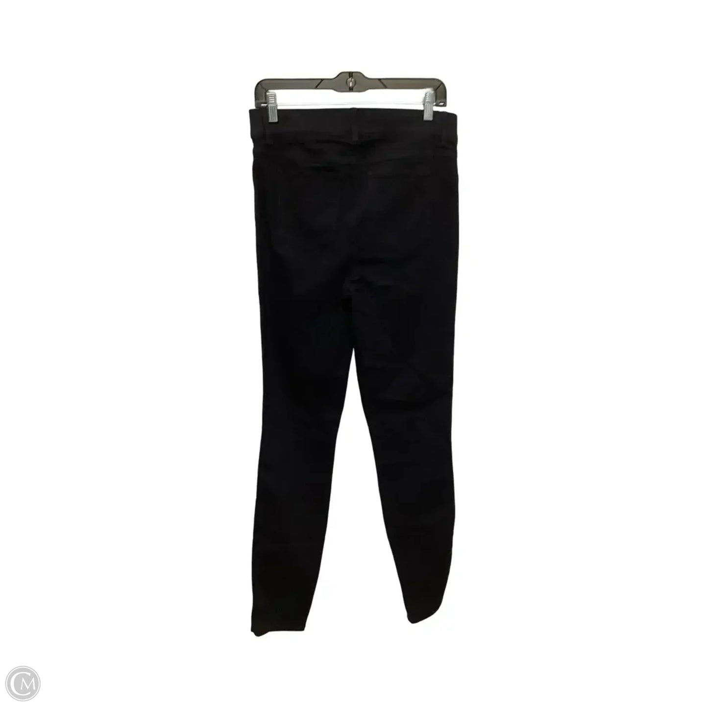Jeans Skinny By Spanx In Black Denim, Size: L
