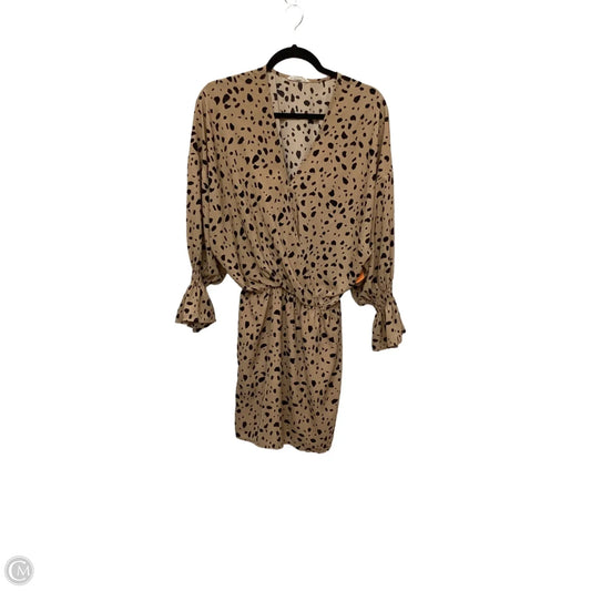 Dress Casual Short By Ee Some In Animal Print, Size: M