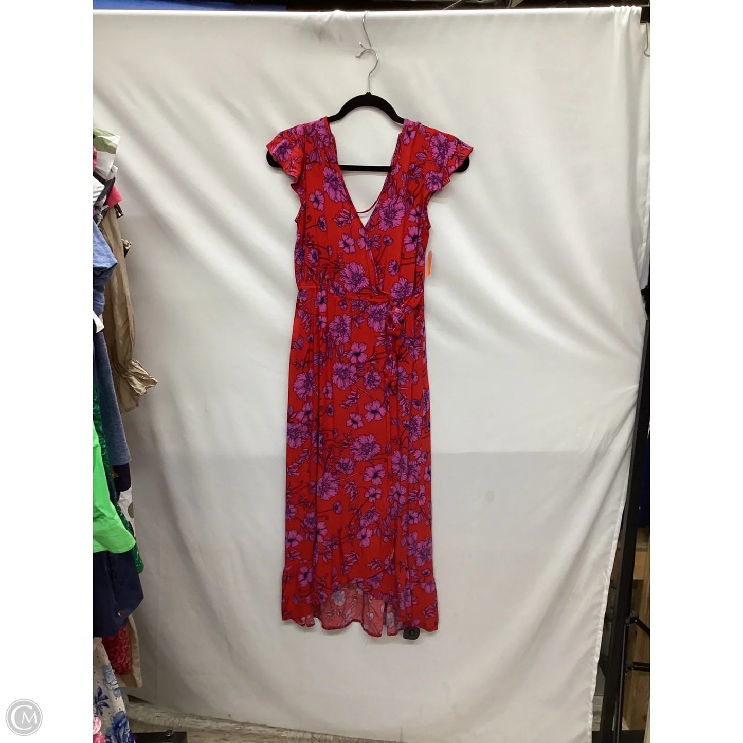 Dress Casual Midi By Hand Of The Free In Red, Size: S