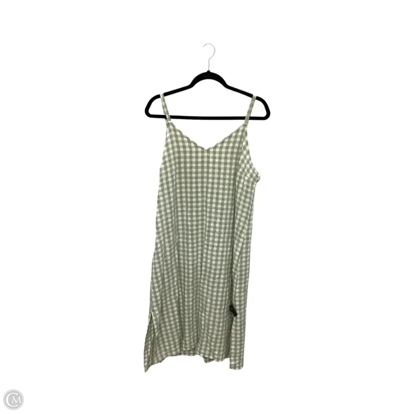 Dress Casual Midi By Universal Thread In Green, Size: L