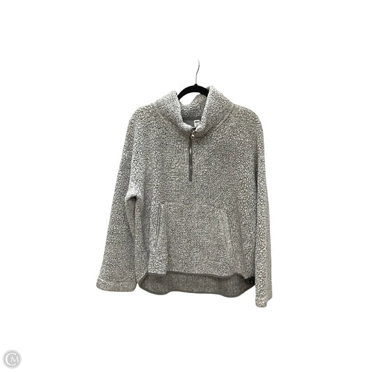 Jacket Faux Fur & Sherpa By Old Navy In Grey, Size: Xl