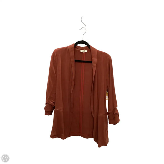 Blazer By Entro In Orange, Size: M