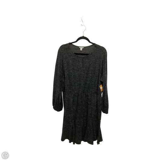 Dress Casual Midi By Cato In Grey, Size: 18