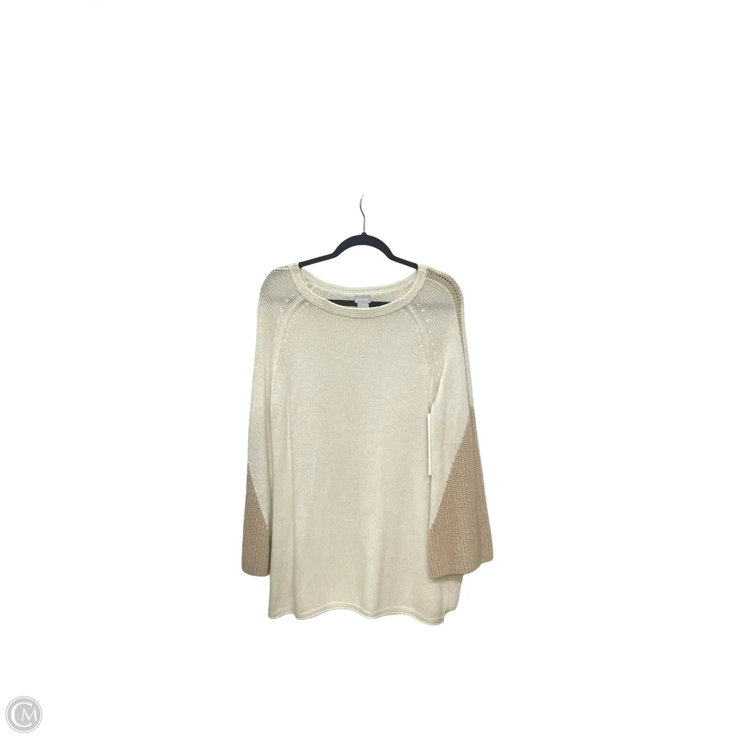 Sweater By Chicos In Cream, Size: M