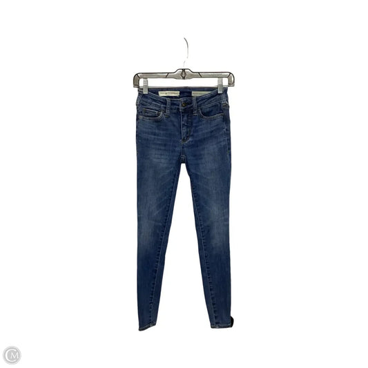 Jeans Jeggings By Pilcro In Blue Denim, Size: 0