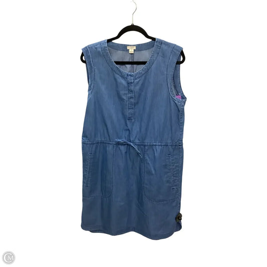 Dress Casual Short By J. Crew In Blue Denim, Size: M